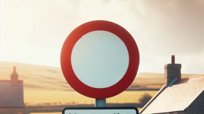 Avviso di chiusura di Via Umberto I