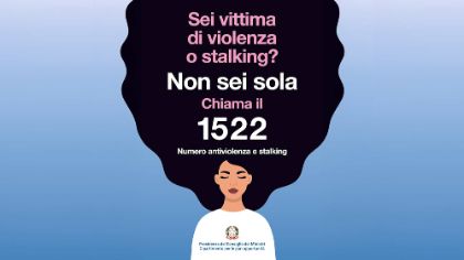 1522 è il numero nazionale antiviolenza e stalking