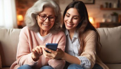 ia-donna-figlia-smartphone